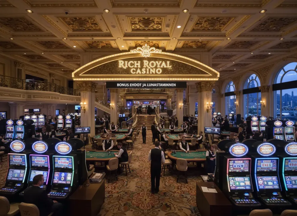 Rich royal casino bonus opas uusille pelaajille