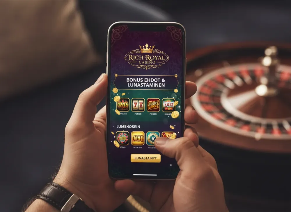 Rich royal casino bonus opas uusille pelaajille