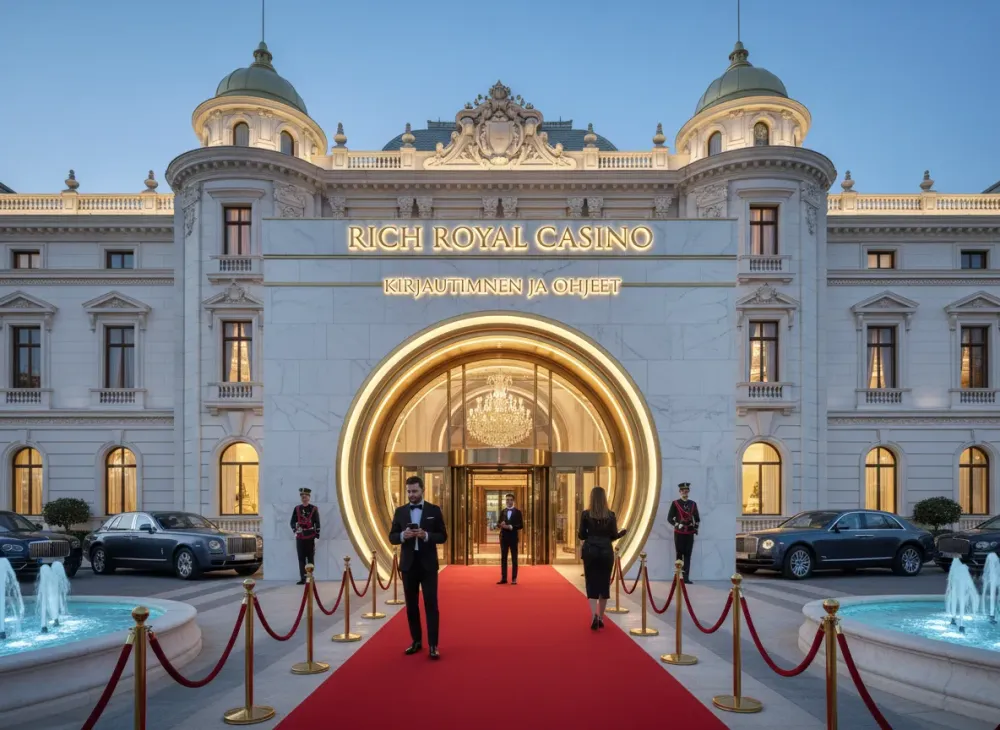 Rich royal casino login opas kirjautumiseen pelaajille